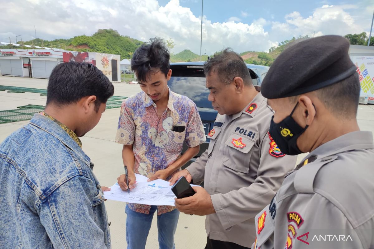 Polisi siapkan alat penunjang keamanan di tiga pintu Sirkuit Mandalika