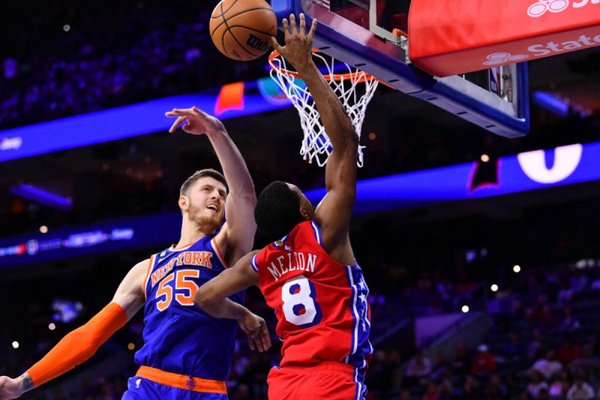 Sempat tertinggal, Knicks sukses atasi 76ers 106-104