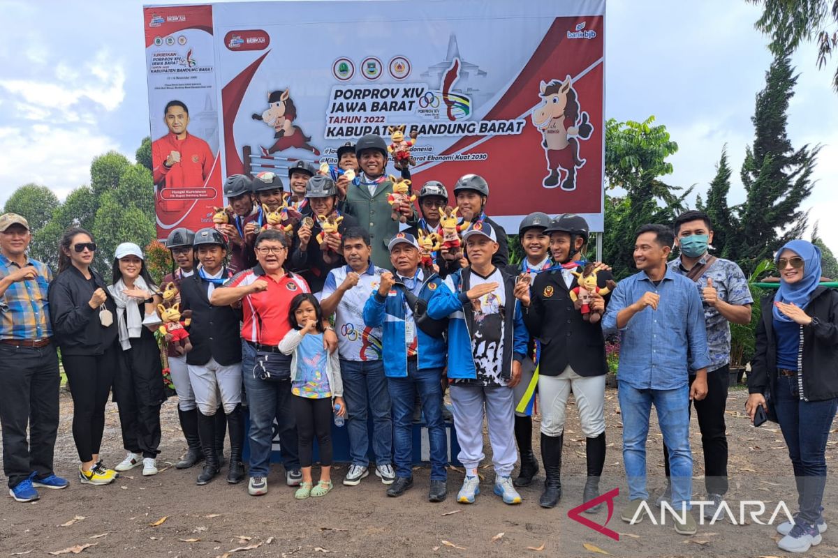 Kabupaten Bekasi kembali peroleh medali berkuda Porprov Jabar