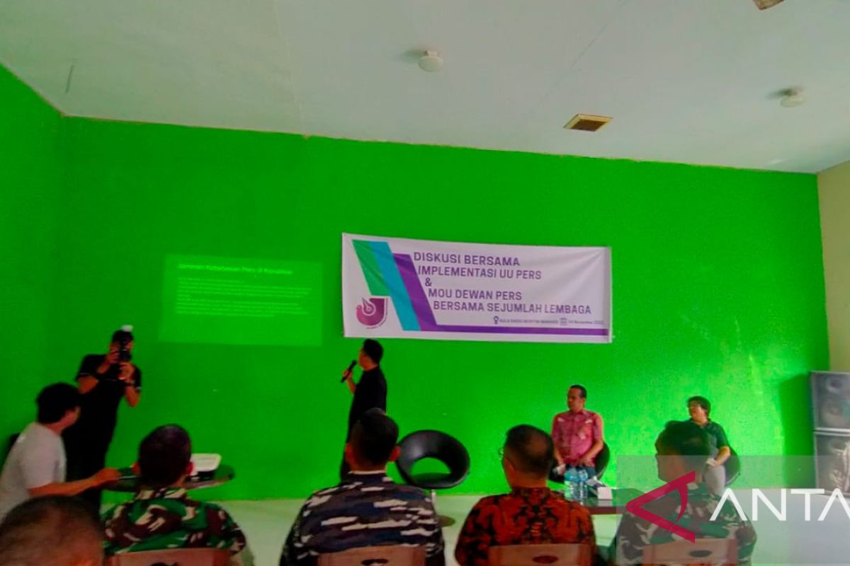 AJI Manado Gelar Diskusi Implementasi UU Pers Bersama TNI-Polri dan Lembaga Negara