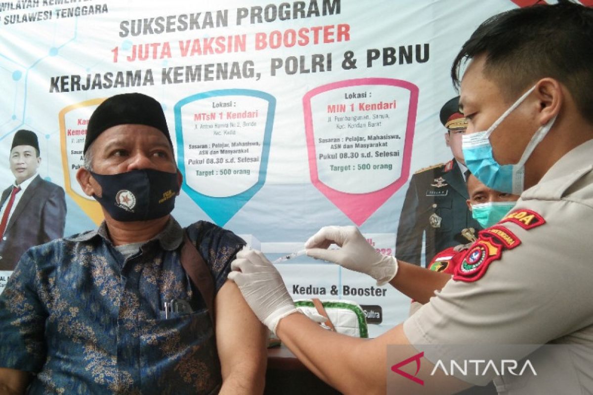 Di Kendari, vaksinasi COVID-19 penguat sudah mencakup 27 persen sasaran