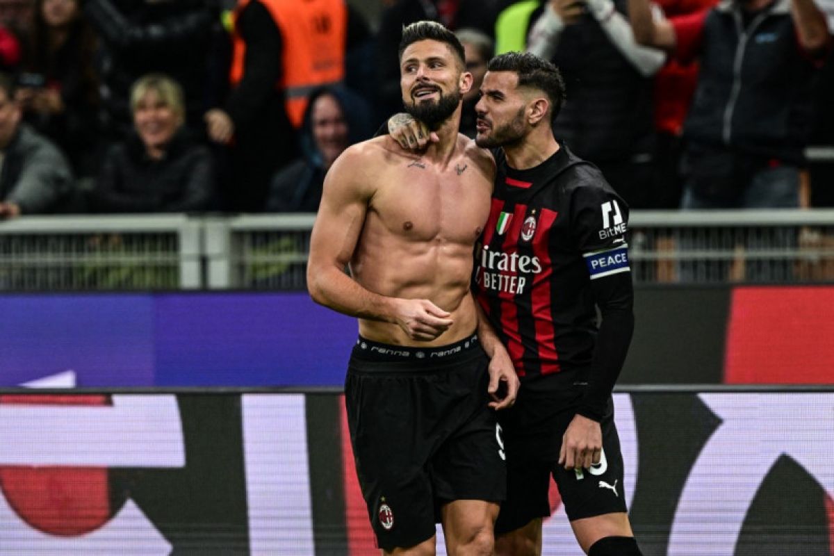 Gol akrobatik Giroud bawa Milan kalahkan Spezia