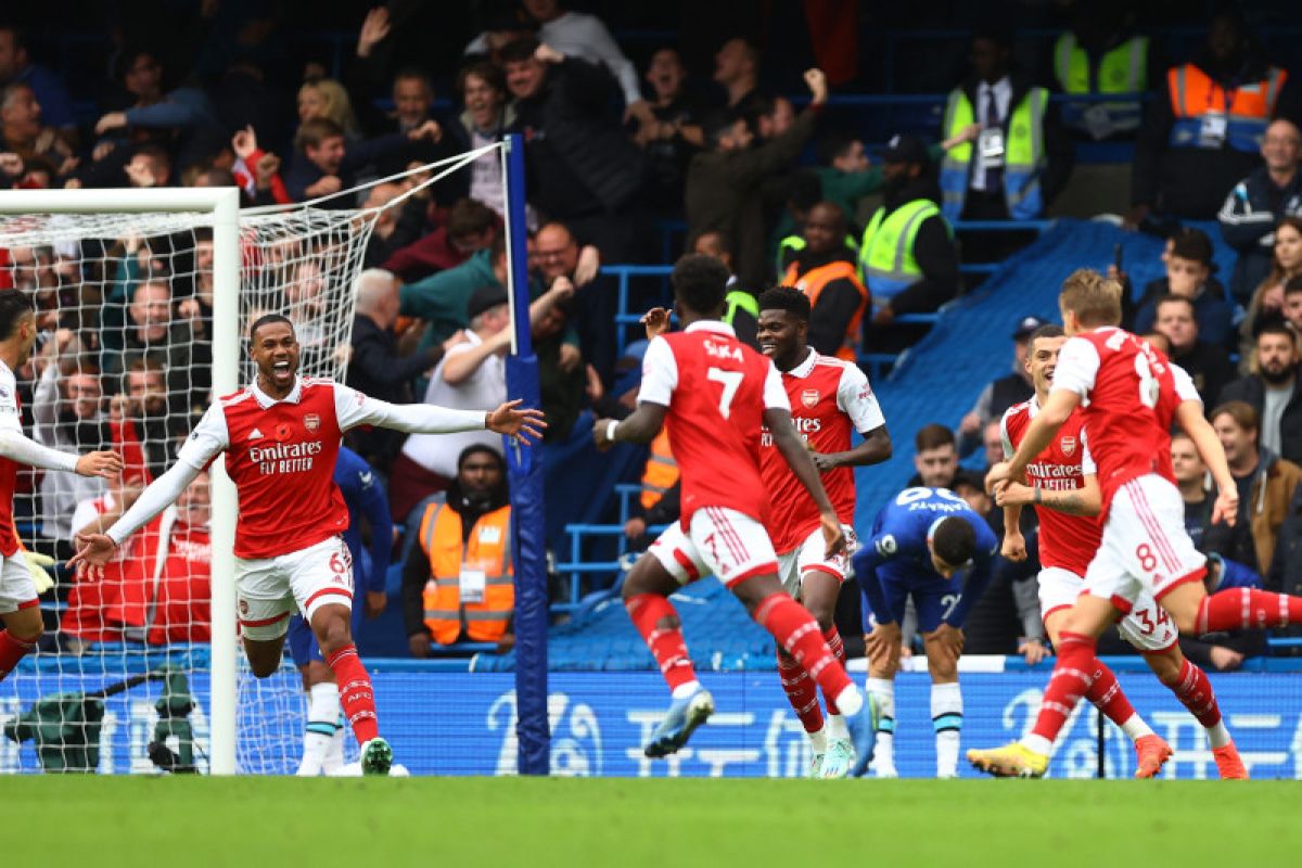 Gabriel Magalhaes antar Arsenal menangi Derbi London kontra Chelsea