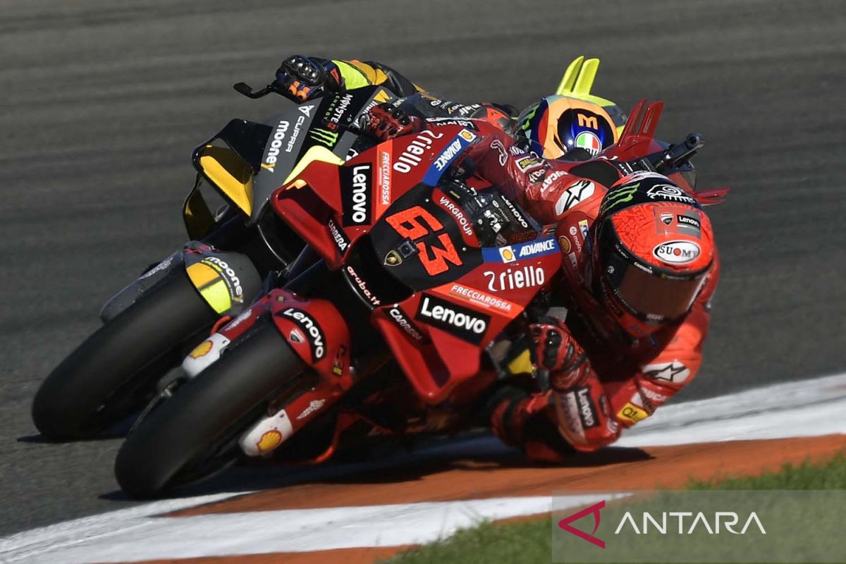 Statistik MotoGP Valencia, pertarungan final Bagnaia vs Martin