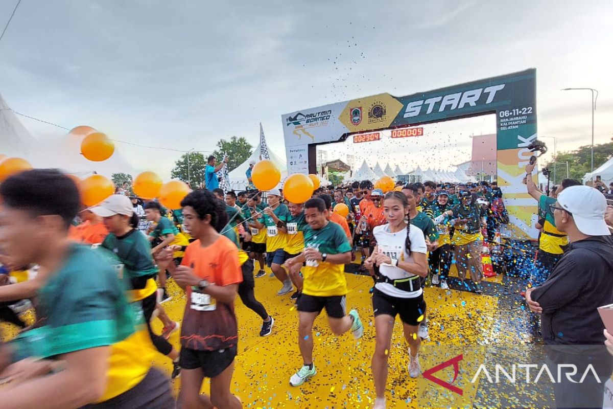 Arutmin Borneo Run jadi event lari terbesar di Kalimantan tembus 3.500 pelari