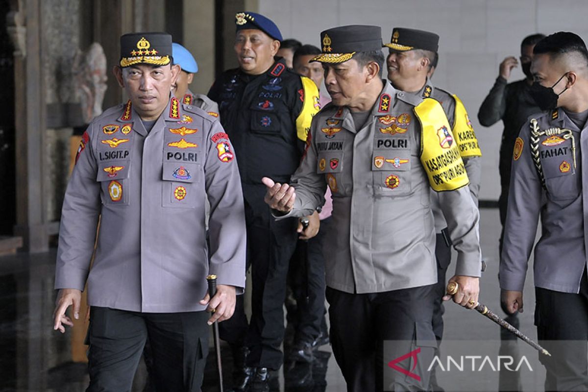 Jenderal Polisi Listyo S Prabowo tinjau lokasi KTT G20 di Bali