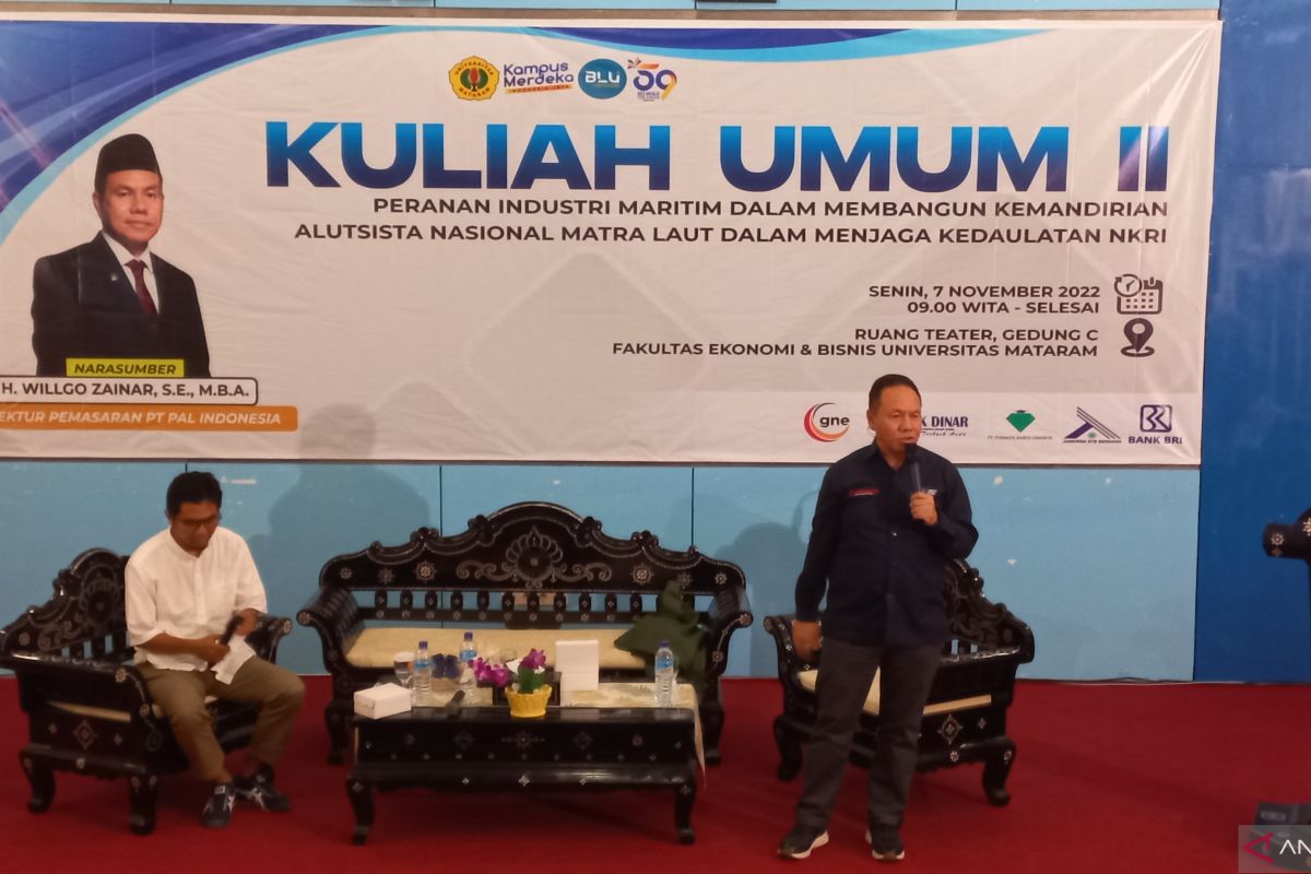 PAL Indonesia buka ruang mahasiswa Unram belajar industri maritim