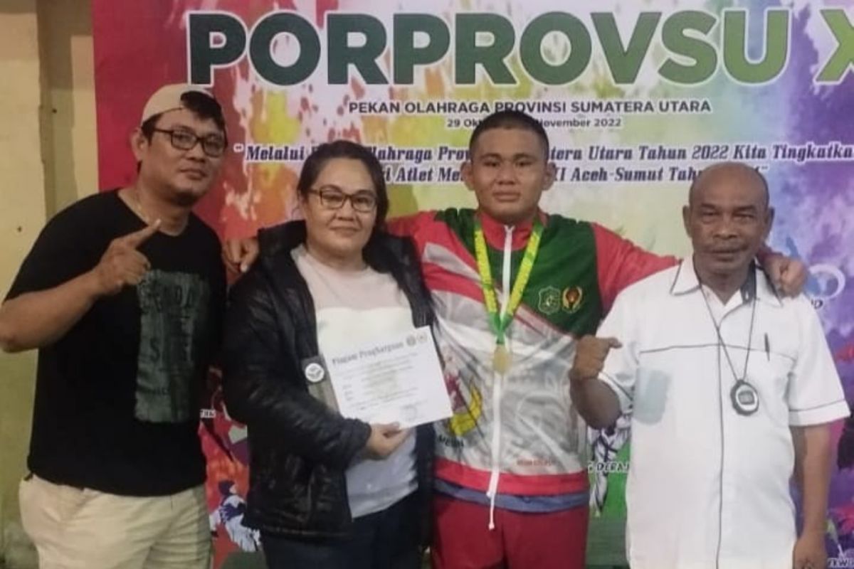 Raih emas Porprov Sumut 2022, Jeremy Sihotang siap persembahkan yang terbaik di PON 2024