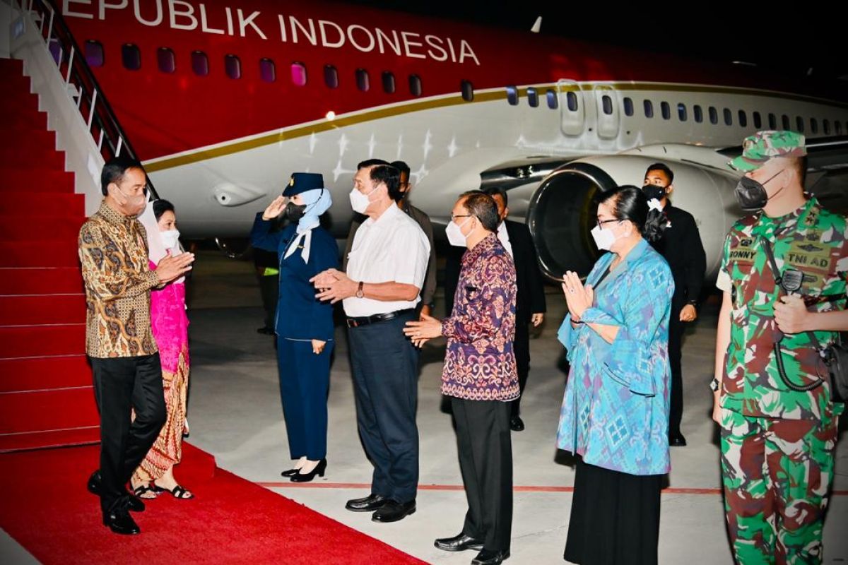 Senin malam ke Bali, Presiden tinjau kesiapan KTT G20