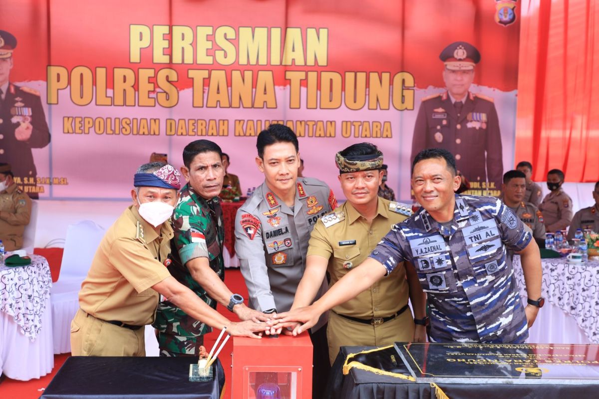 Peresmian Polres Tana Tidung, Gubernur: Perkuat sinergitas pelayanan masyarakat