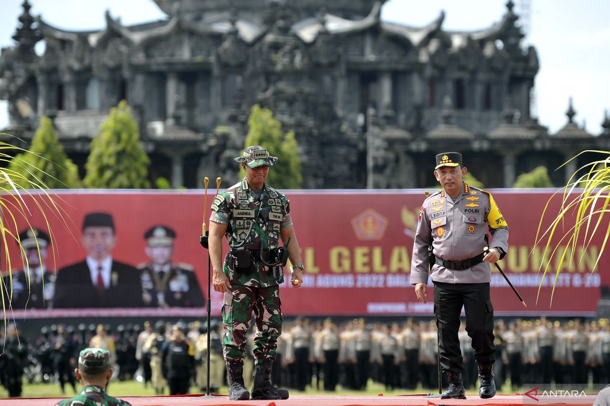 Sinergitas TNI-Polri di KTT G20 hingga persetujuan e-VOA