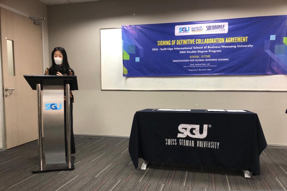 SGU - Woosong University jalin kerja sama program double degree