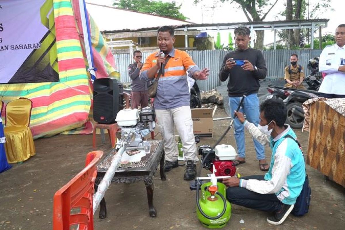 Pertamina dukung program konversi BBM ke BBG untuk nelayan di Palembang
