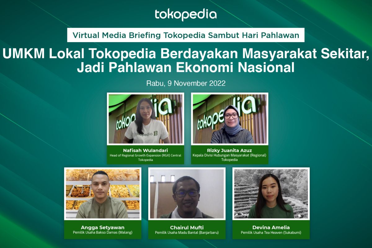 Tokopedia usung inisiatif Hyperlokal jadikan UMKM pahlawan ekonomi