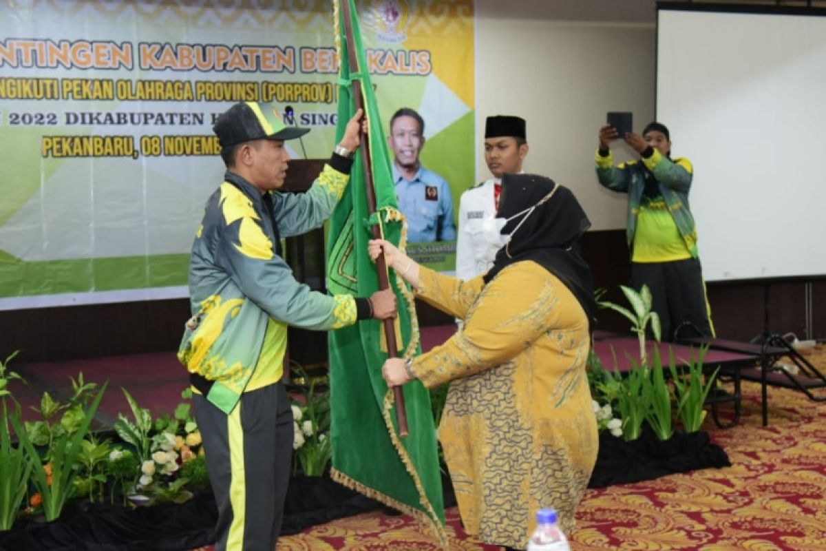 Bupati Bengkalis lepas kontingen untuk Porprov Riau