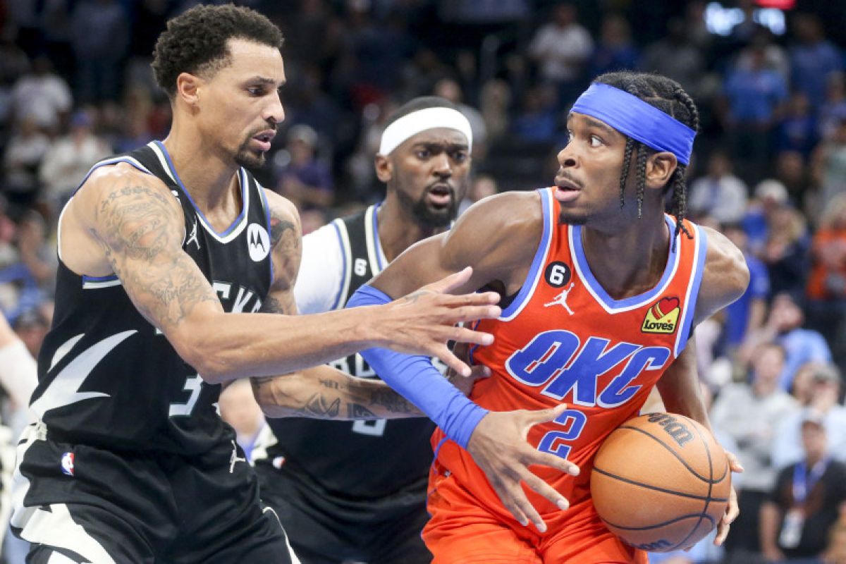 NBA: Milwaukee Bucks kalahkan Thunder lewat dua kali over time