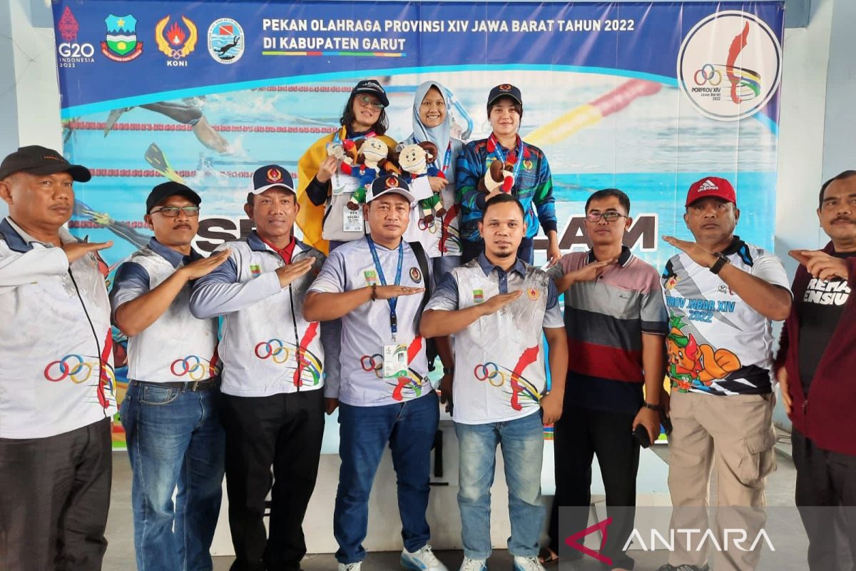 Penyelam Kabupaten Bekasi sumbang empat medali emas Porprov Jabar