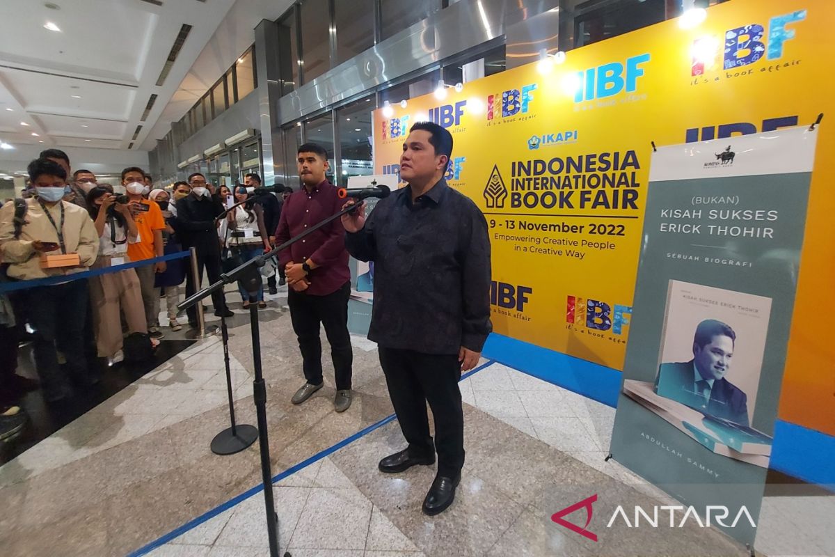 Erick Thohir tekankan pentingnya kolaborasi dalam buku biografinya