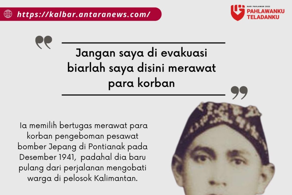 Sutarmidji : Kepahlawanan dr.Rubini sebagai teladan bagi pemuda Kalbar