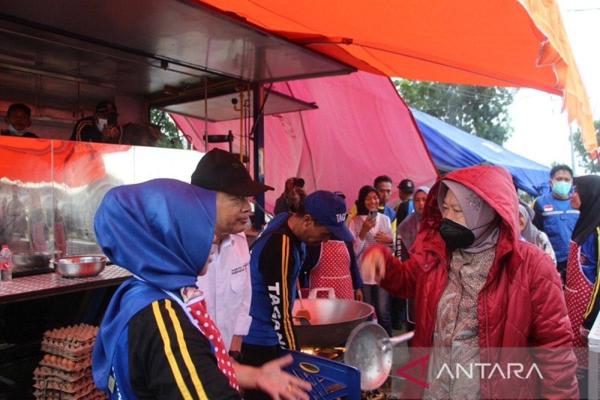Mensos sharing masalah teknis penanganan banjir Aceh Tamiang-Surabaya