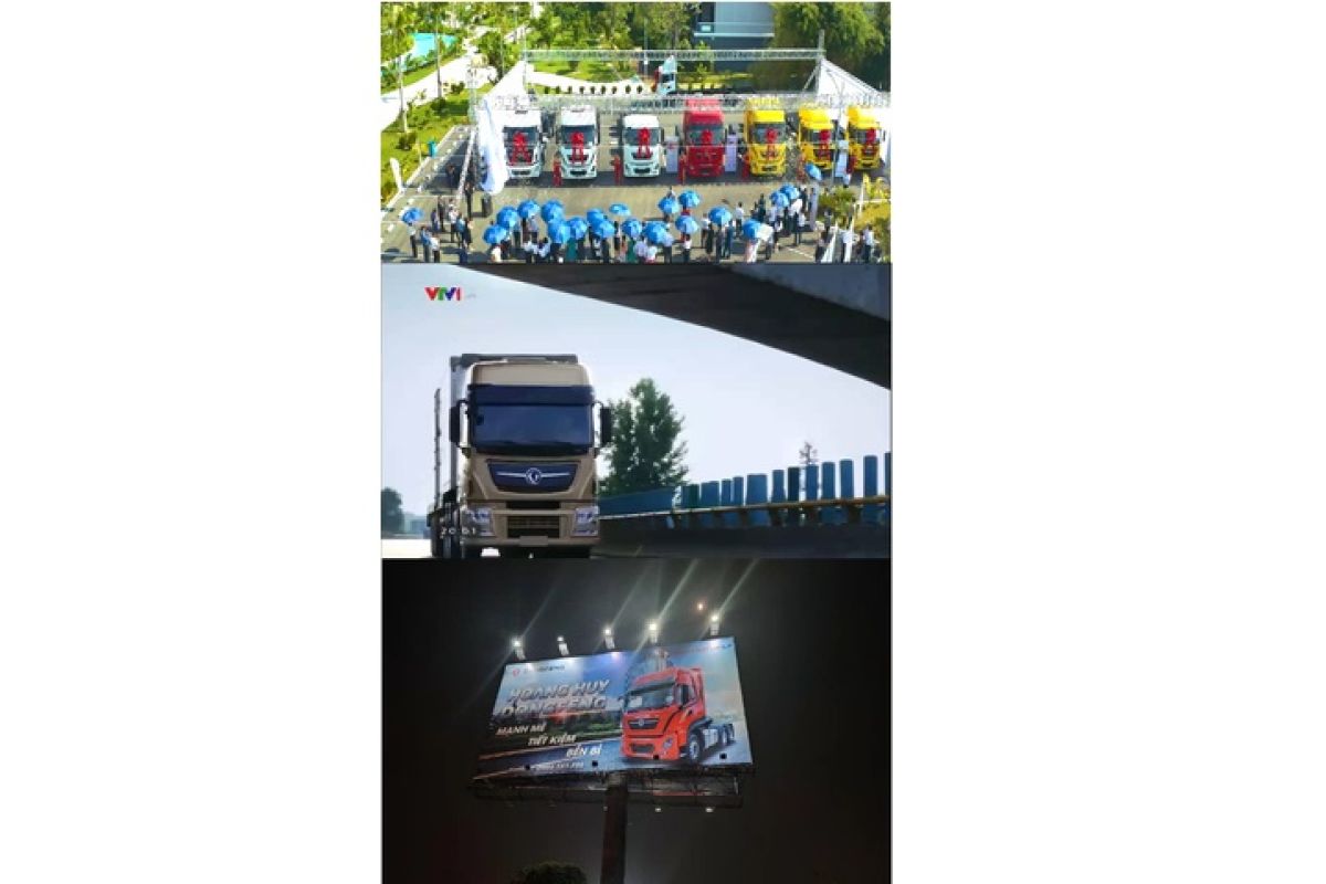 Truk baru Dongfeng KL dan KR diluncurkan di Vietnam untuk memulai perjalanan barunya di luar negeri