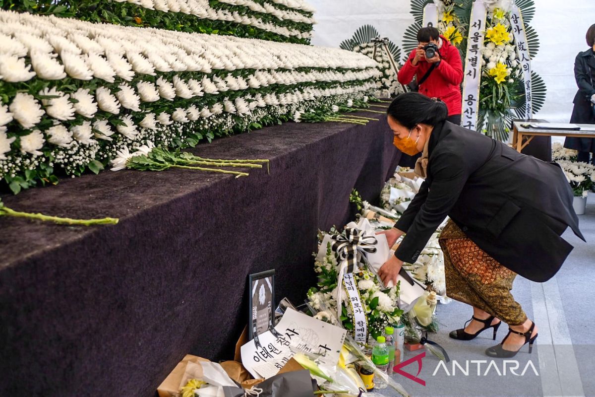 Puan beri penghormatan bagi korban Tragedi Itaewon di Seoul