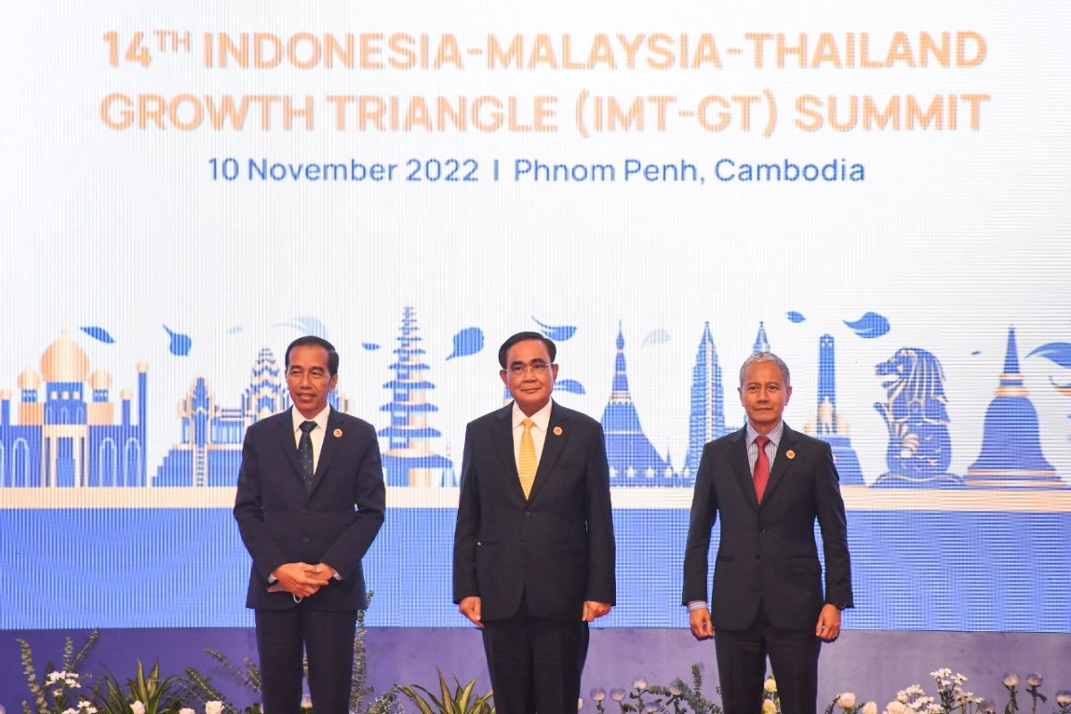 Presiden Jokowi tekankan pentingnya implementasi cetak biru IMT-GT 2022-2026
