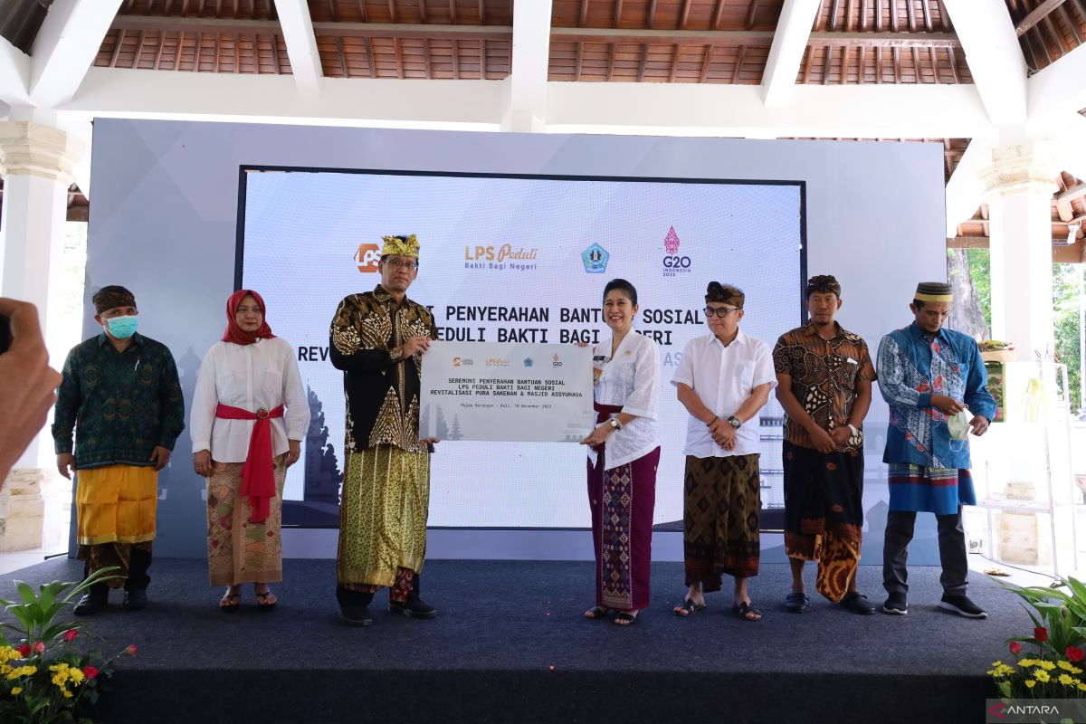 Dukung pariwisata Bali, LPS bantu revitalisasi Pura Sakenan