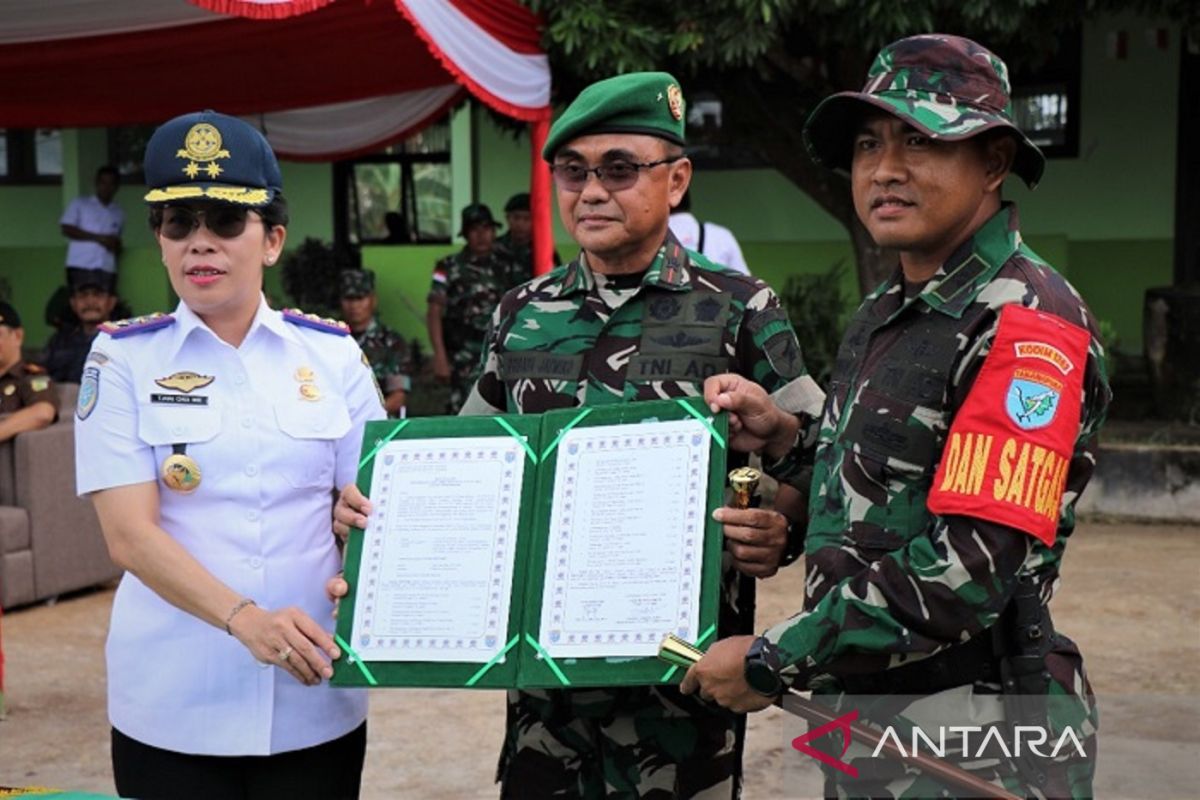 Danrem 121/Abw-Pemkot Singkawang tingkatkan sinergi dalam program TMMD