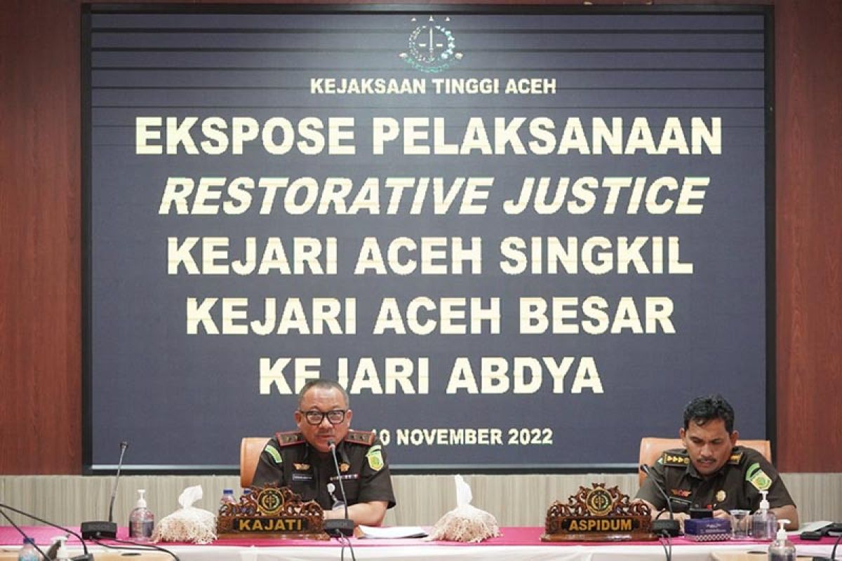 Jampidum setujui penghentian empat perkara di Aceh