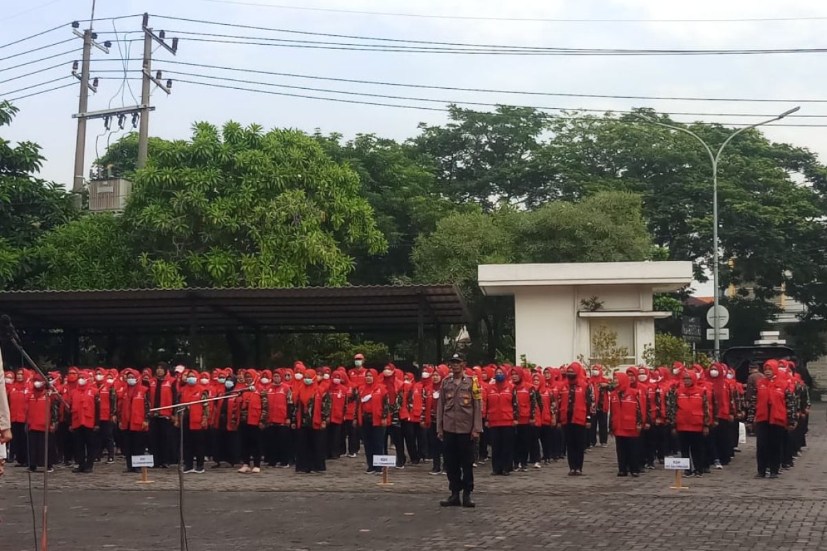 Ratusan KSH di Surabaya gelar upacara peringati Hari Pahlawan 2022