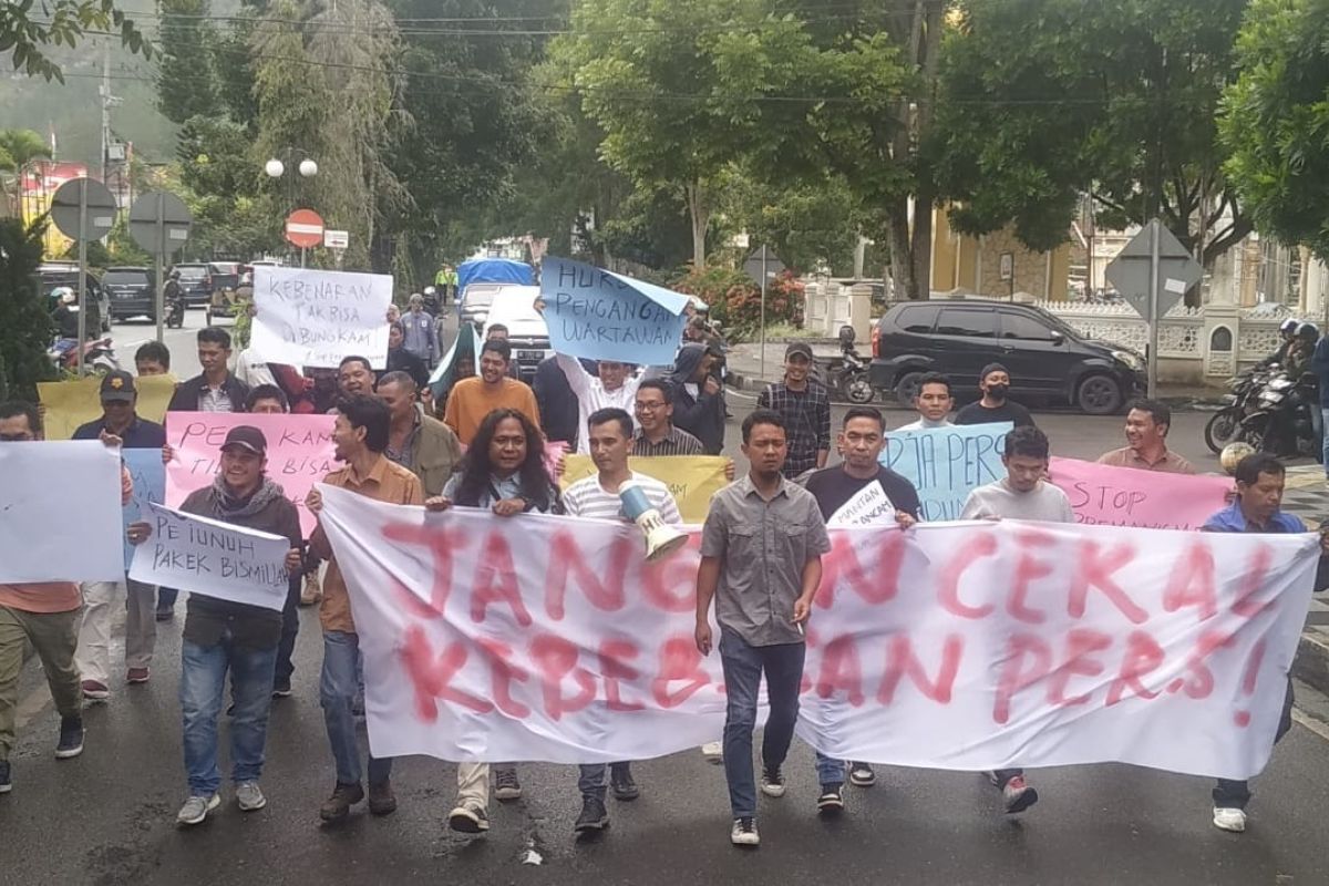 Wartawan Aceh Tengah desak polisi tangkap pelaku pengancaman