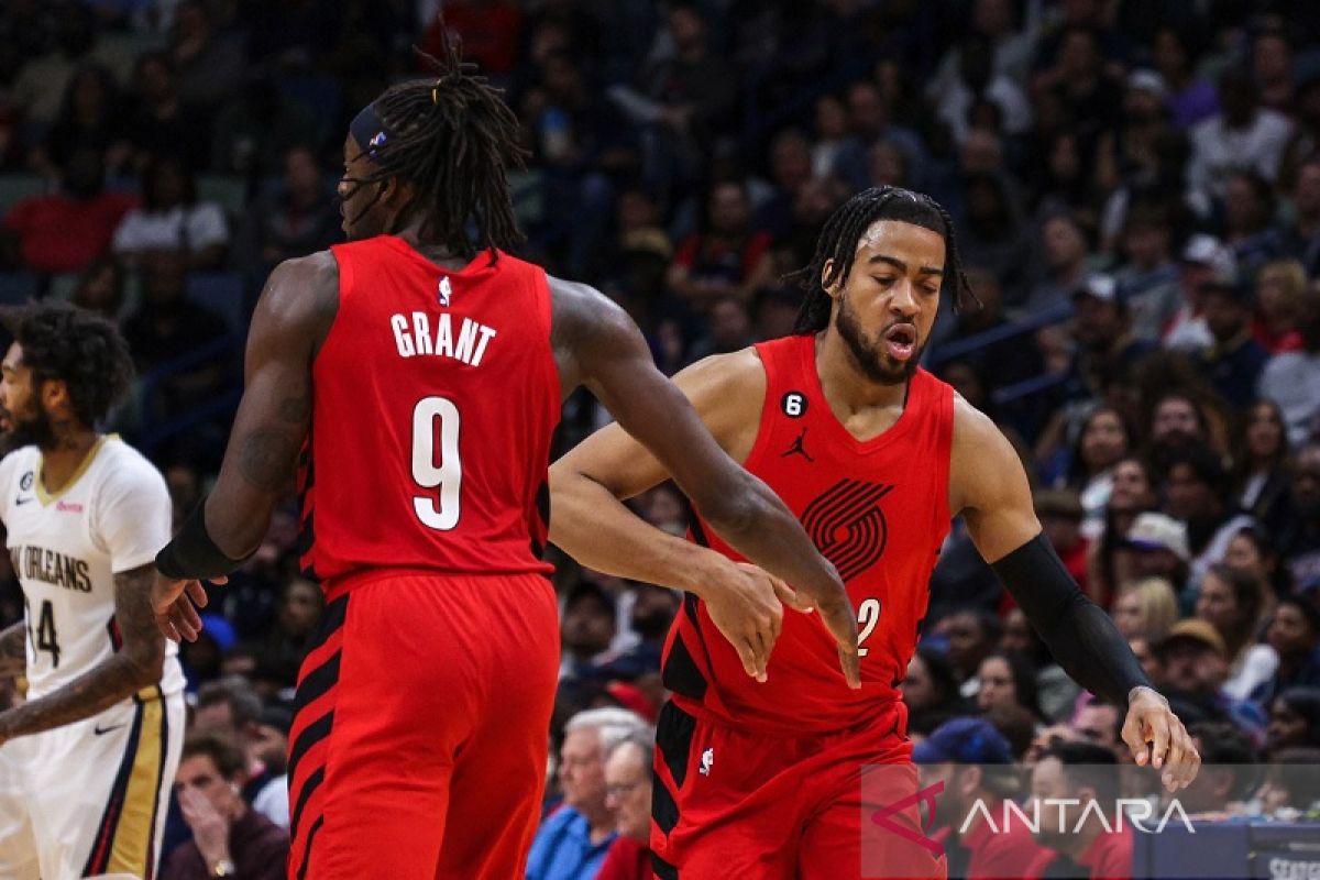 Ringkasan NBA: Blazers bekuk Pelicans demi tiga kemenangan beruntun