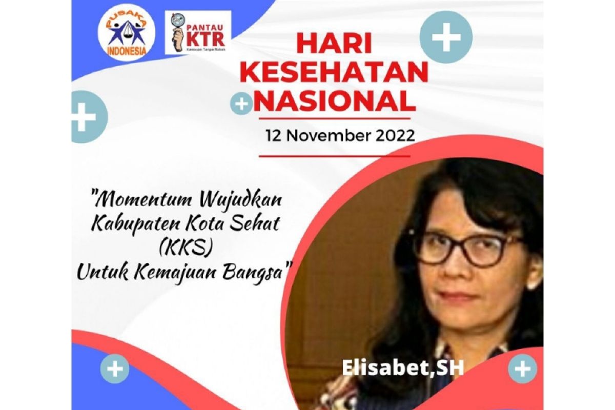 YPI: Hari Kesehatan Nasional jadi momentum wujudkan kabupaten kota sehat