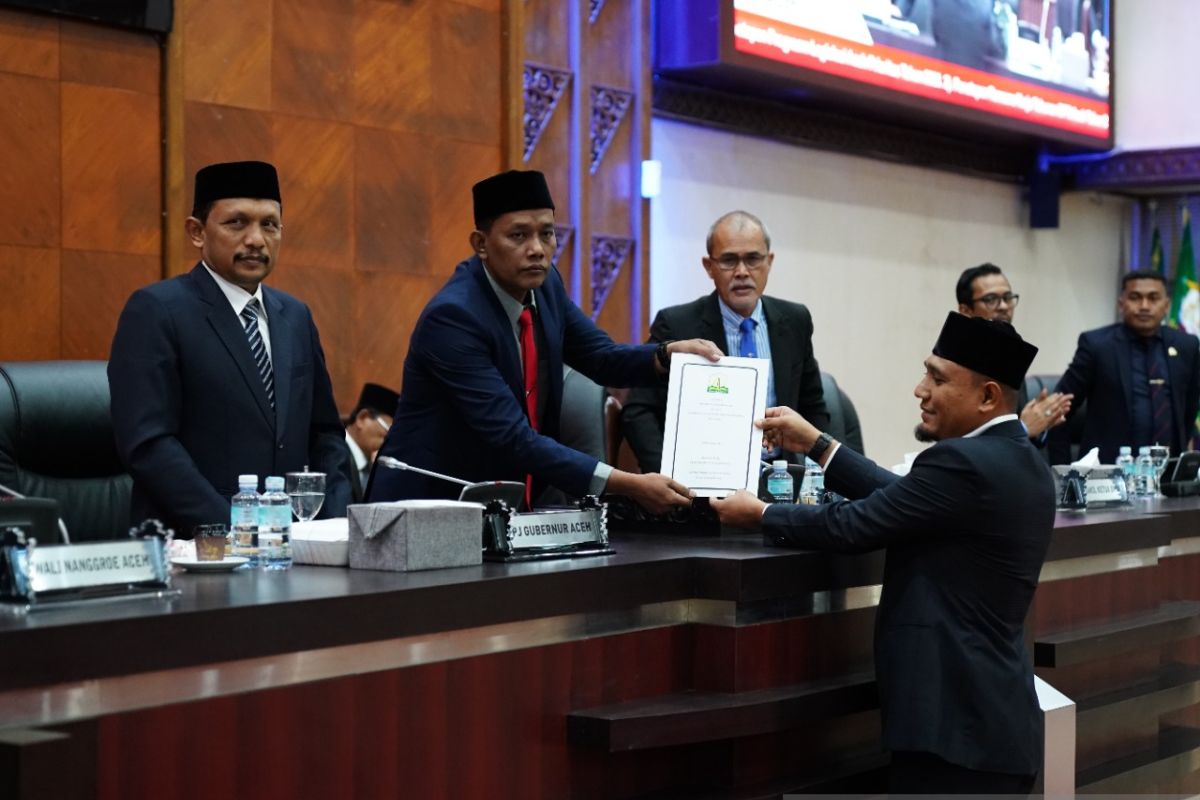 DPR Aceh tetapkan sepuluh prolegda prioritas dan lima tambahan untuk 2023