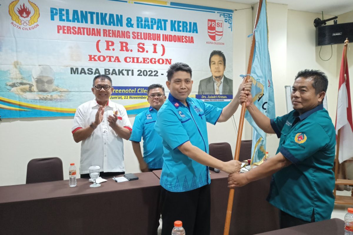 Baru dilantik, Pengurus PRSI Kota Cilegon target lima emas di kejuaraan Porprov Banten 2022