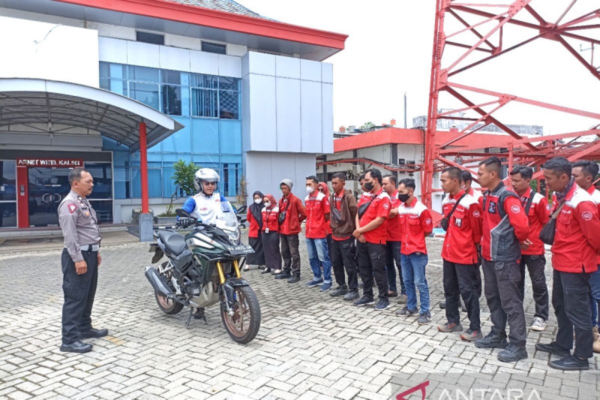 Trio Motor gandeng PT Telkom Banjarmasin kampanye keselamatan berkendara