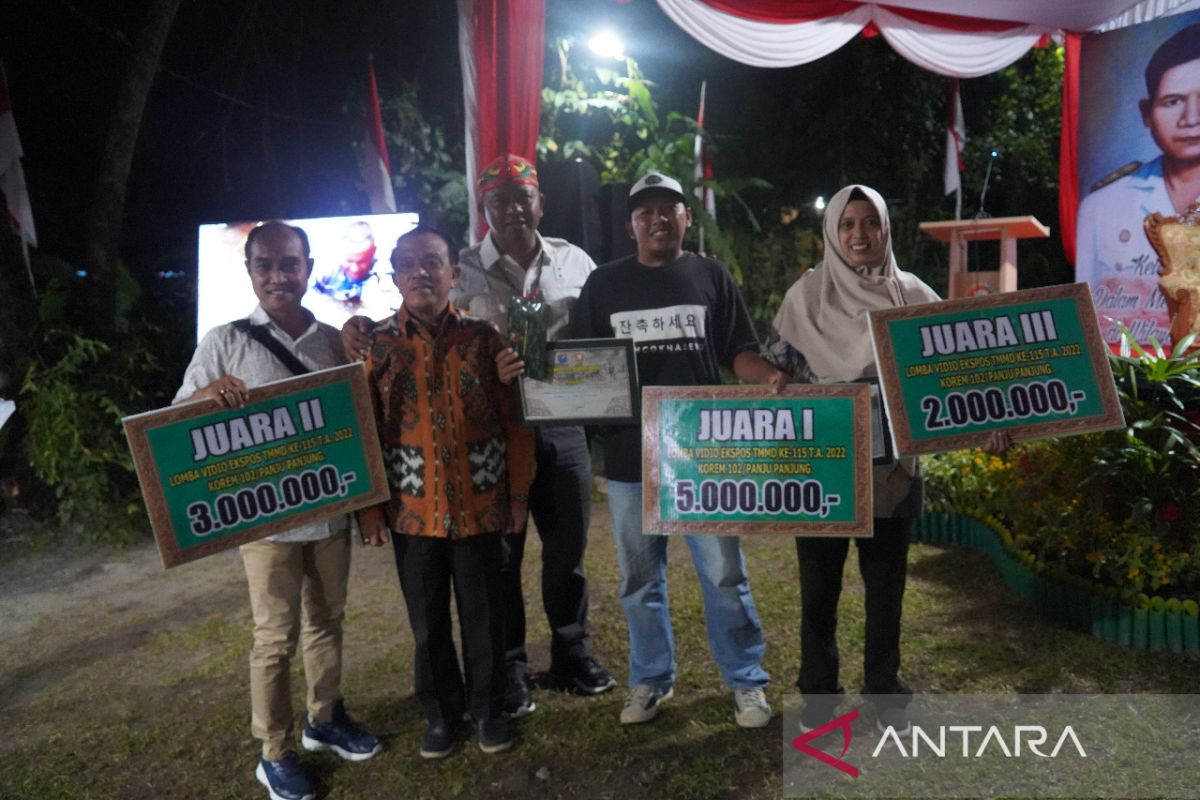 Wartawan ANTARA Kalteng juara II lomba berita TNI Membangun Desa