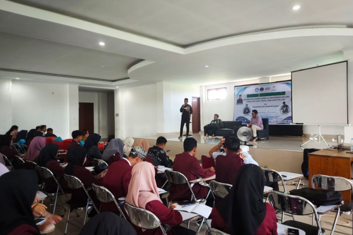 Mahasiswa Fisip USN Kolaka gelar seminar kewirausahaan