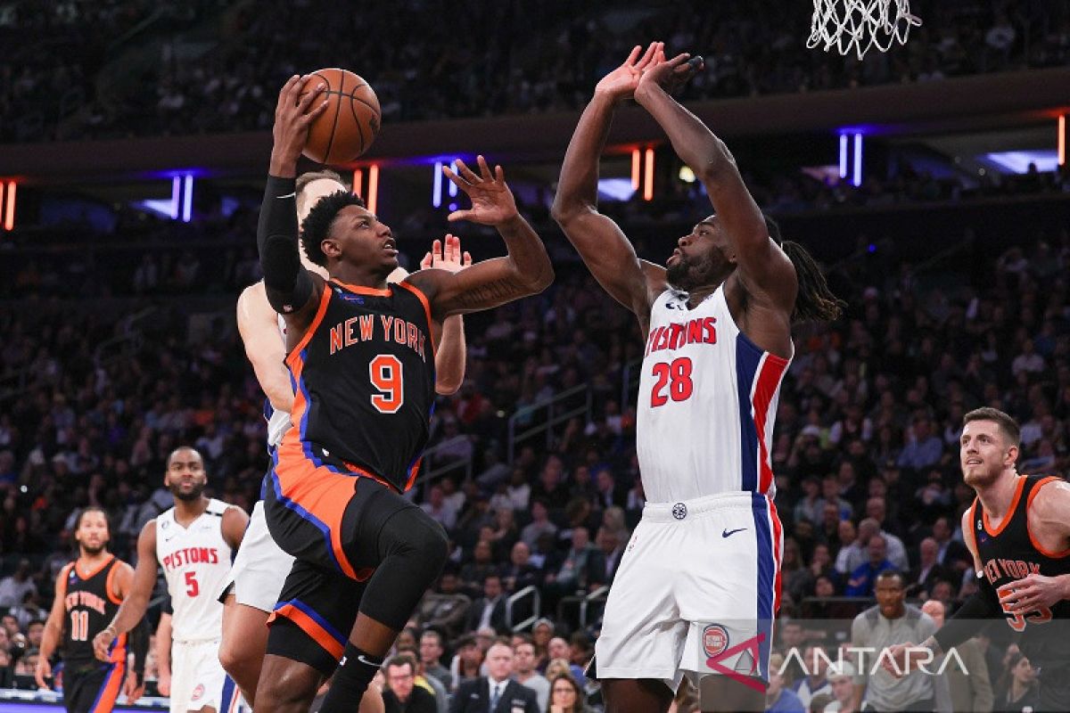 Kombinasi Barrett-Brunson antar Knicks tundukkan Pistons