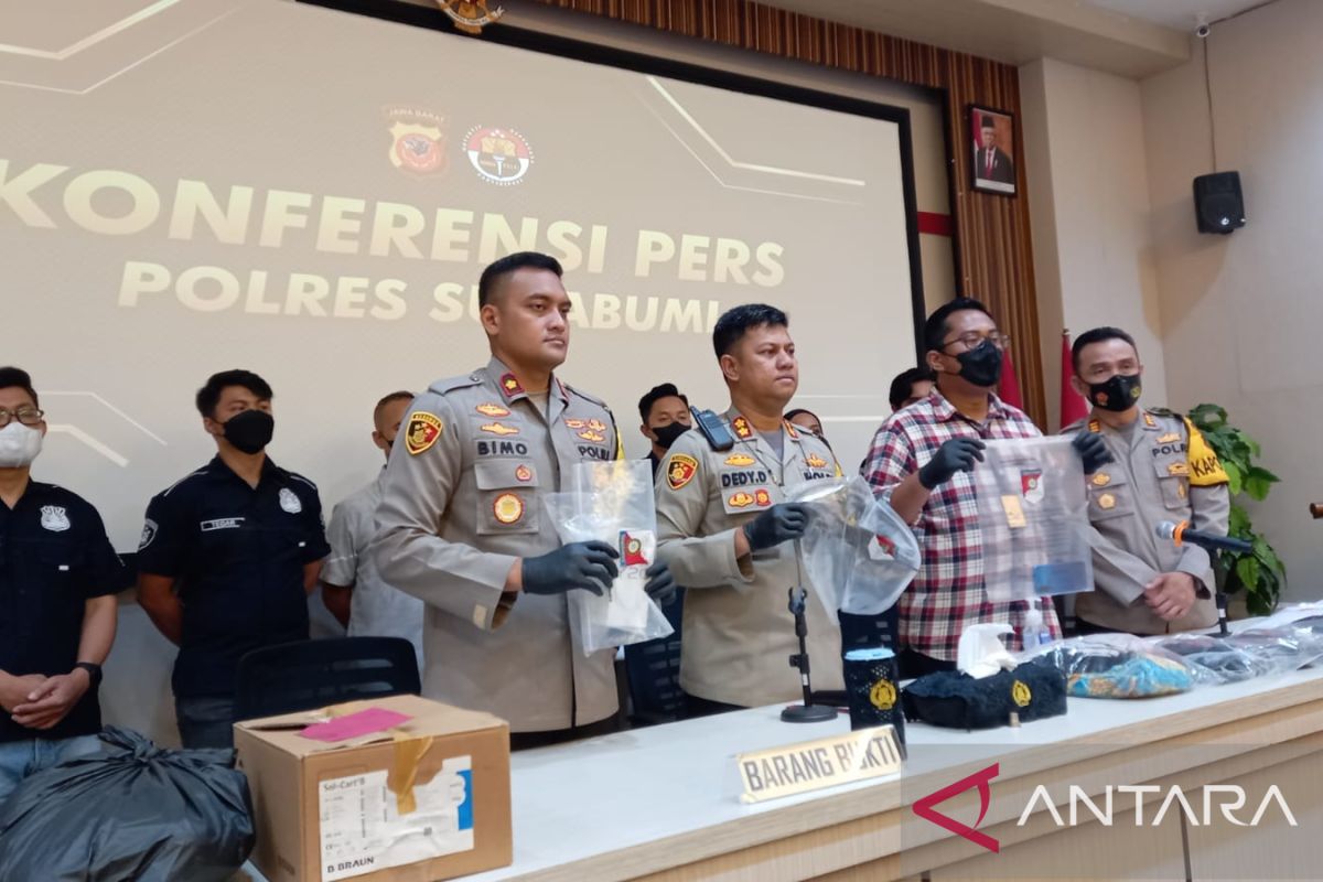Polres Sukabumi tangkap pelaku pembunuhan di selatan Sukabumi
