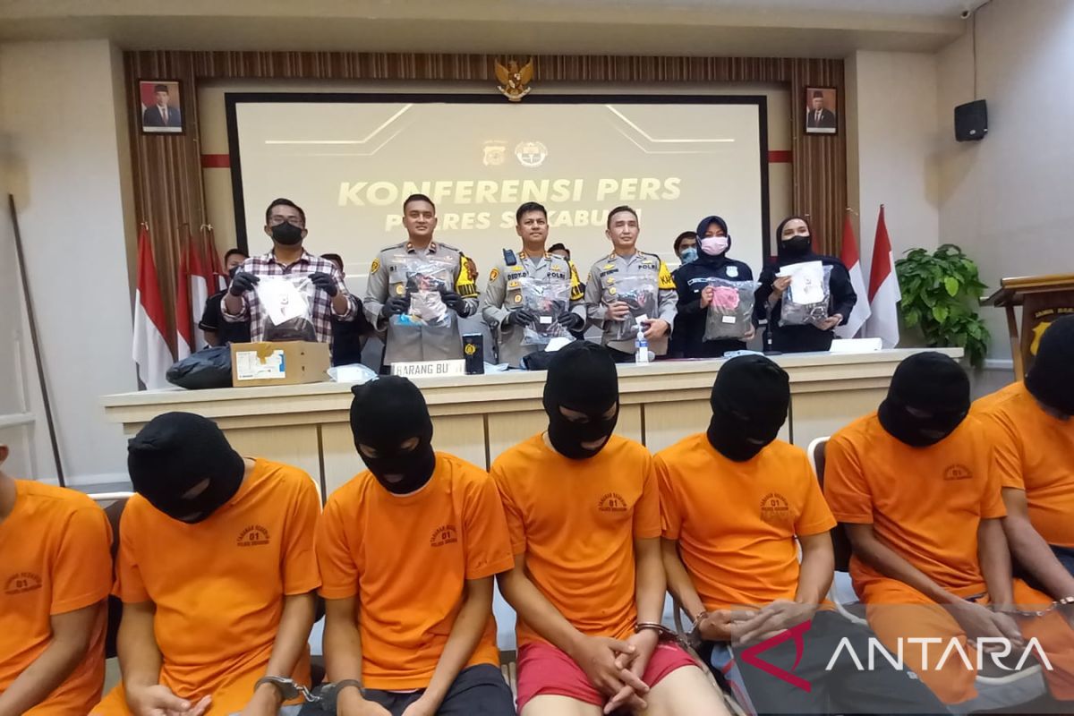 Polres Sukabumi tangkap enam pelaku rudapaksa anak di bawah umur
