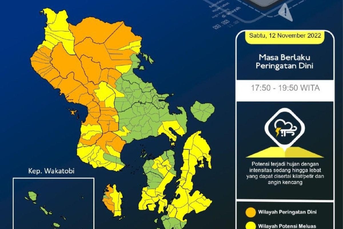 BMKG sebut wilayah Sultra umumnya cerah hingga berawan