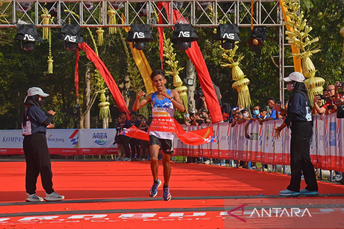 Dua pemenang nomor elite Borobudur Marathon 2022 catat "personal best"