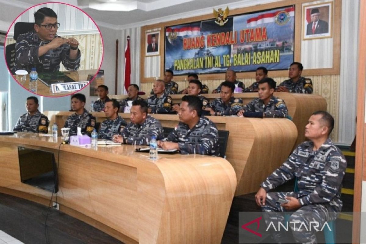 Babinpotmar TNI AL TBA wajib bersinergi lakukan pengawasan wilayah