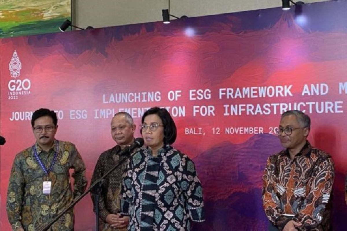 Sri Mulyani dukung investor terapkan kerangka berbasis ESG untuk bangun IKN Nusantara