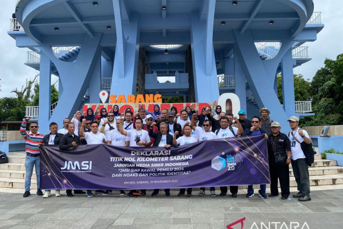 JMSI se-Nusantara deklarasi kebangsaan di Tugu Nol KM Indonesia