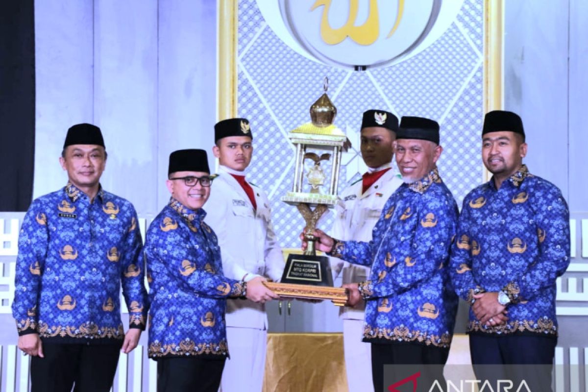 Sumbar Juara Umum Mtq Nasional Korpri Vi Tahun 2022 Di Padang Antara News