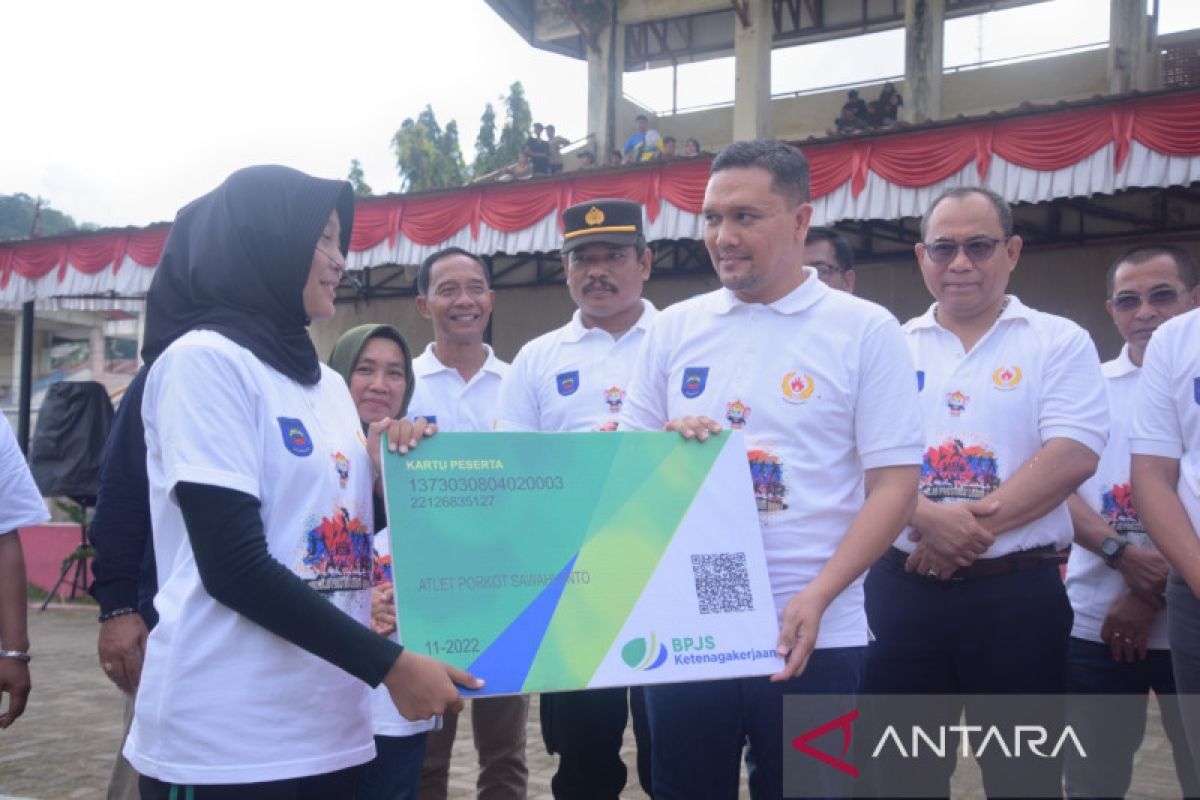 Atlet Pekan Olahraga Kota Sawahlunto 2022 dilindungi BPJS Ketenagakerjaan