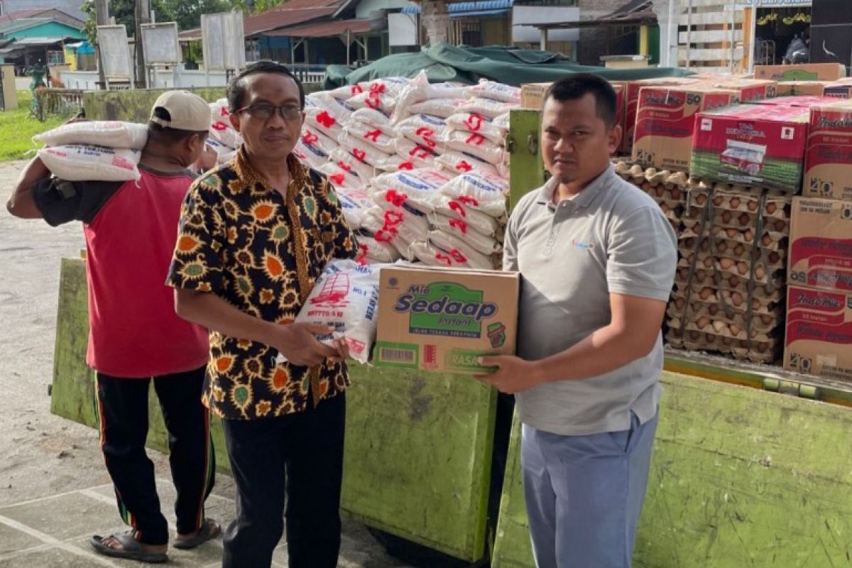 Inalum bantu korban banjir Buntu Pane Kabupaten Asahan